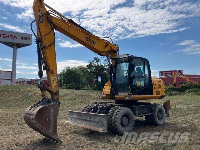 JCB JS 145 W Lastik tekerli ekskavatörler