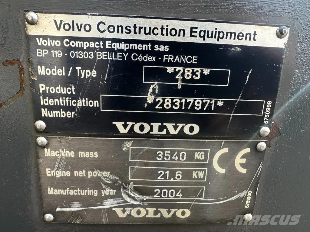 Volvo EC35 Mini ekskavatörler, 7 tona dek