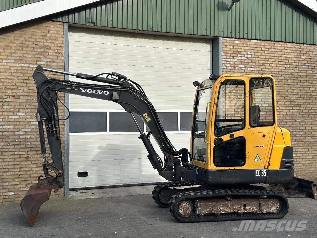 Volvo EC35 Mini ekskavatörler, 7 tona dek