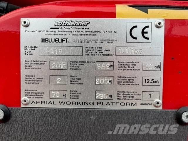 Bluelift SA 18 Kompakt kendinden tahrikli personel platformları