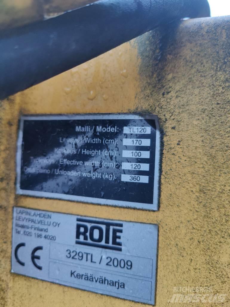 Rote 329/TL Kompakt traktör aksesuarları
