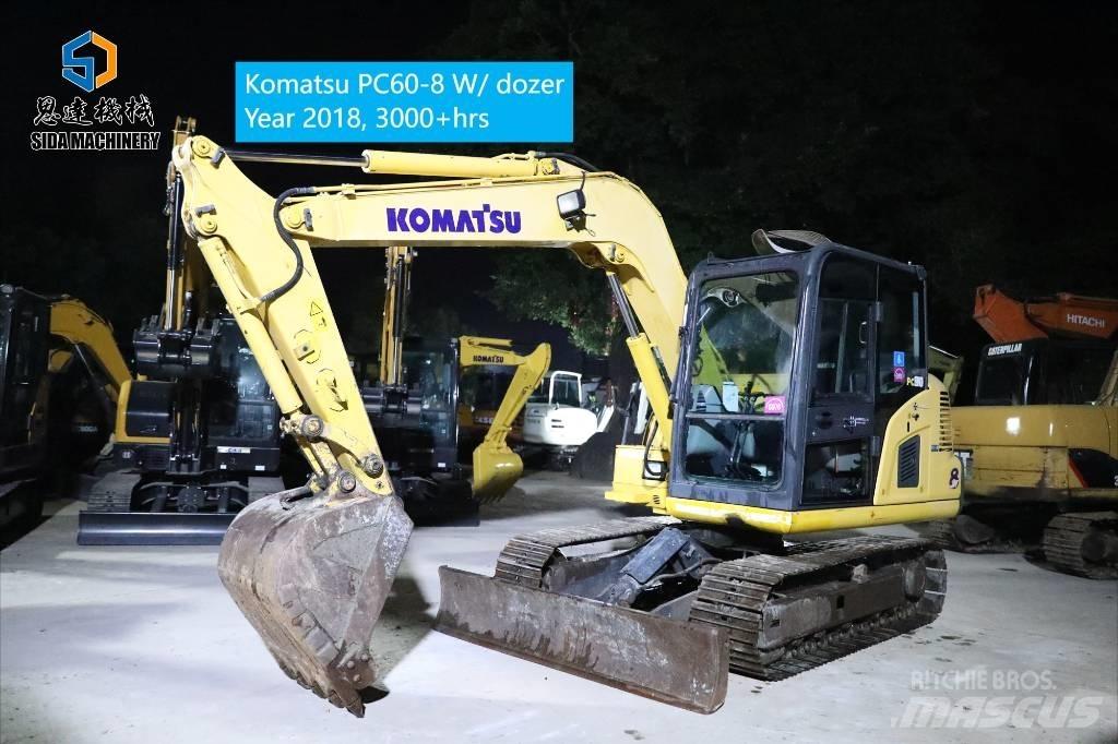 Komatsu PC 60-8 Mini ekskavatörler, 7 tona dek