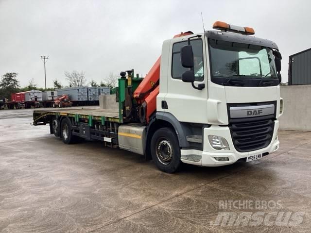 DAF CF 290 Düz Platformlu Oto Çekiciler/vinçli kamyonlar