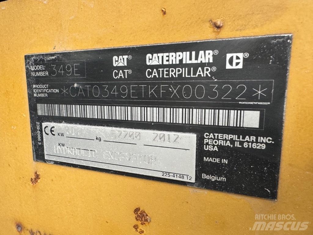 CAT 349 E Paletli ekskavatörler