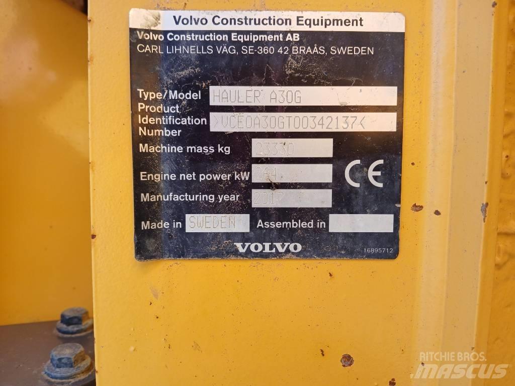 Volvo A 30 G Belden kirma kaya kamyonu