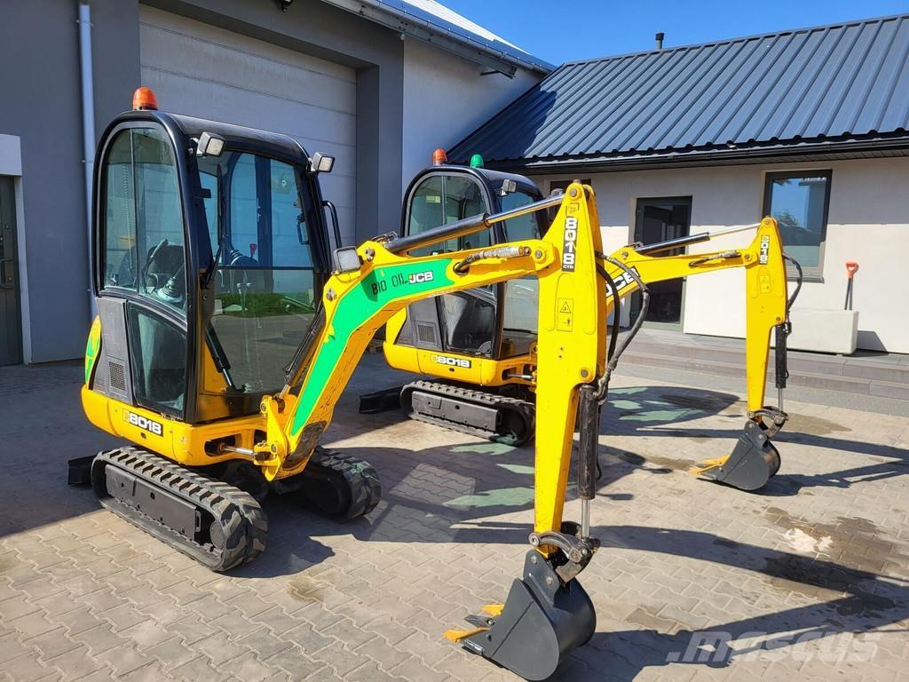 JCB 8018 CTS Mini ekskavatörler, 7 tona dek