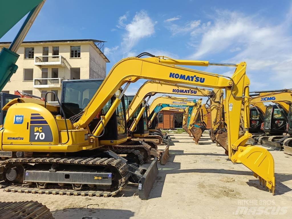 Komatsu PC 70 Paletli ekskavatörler