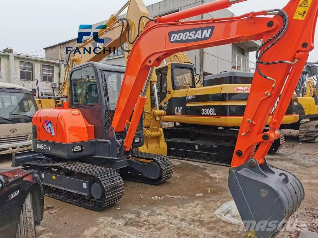Doosan DH 60 Mini ekskavatörler, 7 tona dek