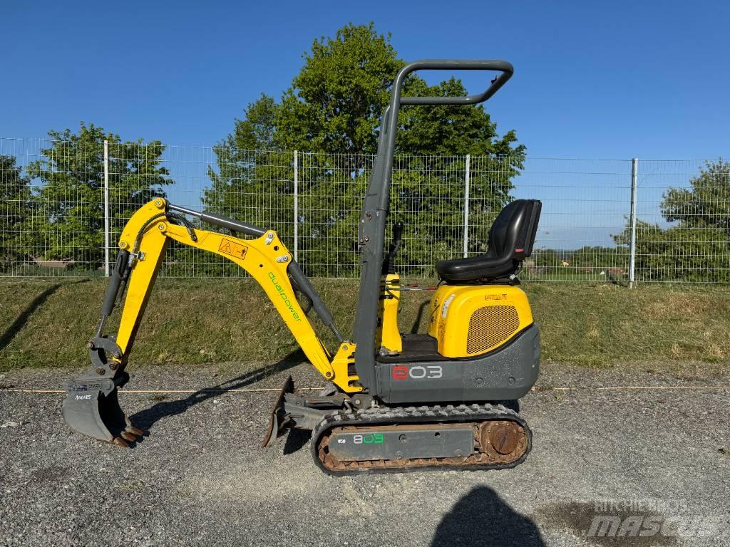 Wacker Neuson 803 Paletli ekskavatörler