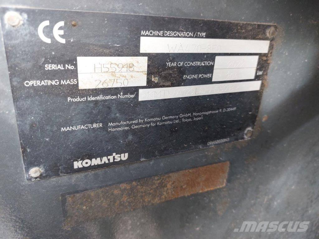 Komatsu WA470-8 Tekerlekli yükleyiciler