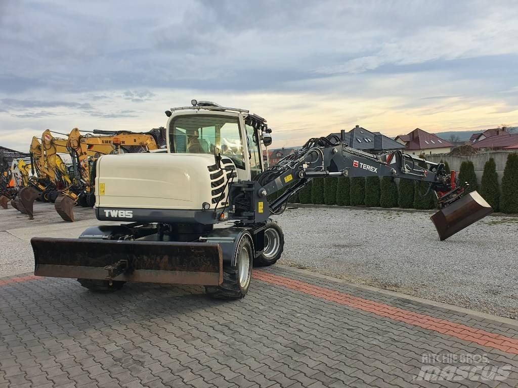 Terex TW 85 Lastik tekerli ekskavatörler