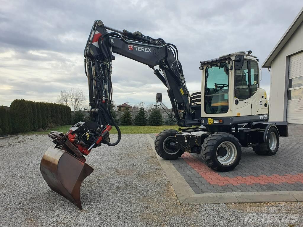 Terex TW 85 Lastik tekerli ekskavatörler
