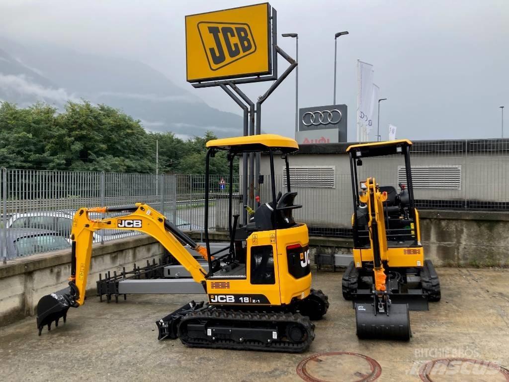 JCB 18 Z Mini ekskavatörler, 7 tona dek