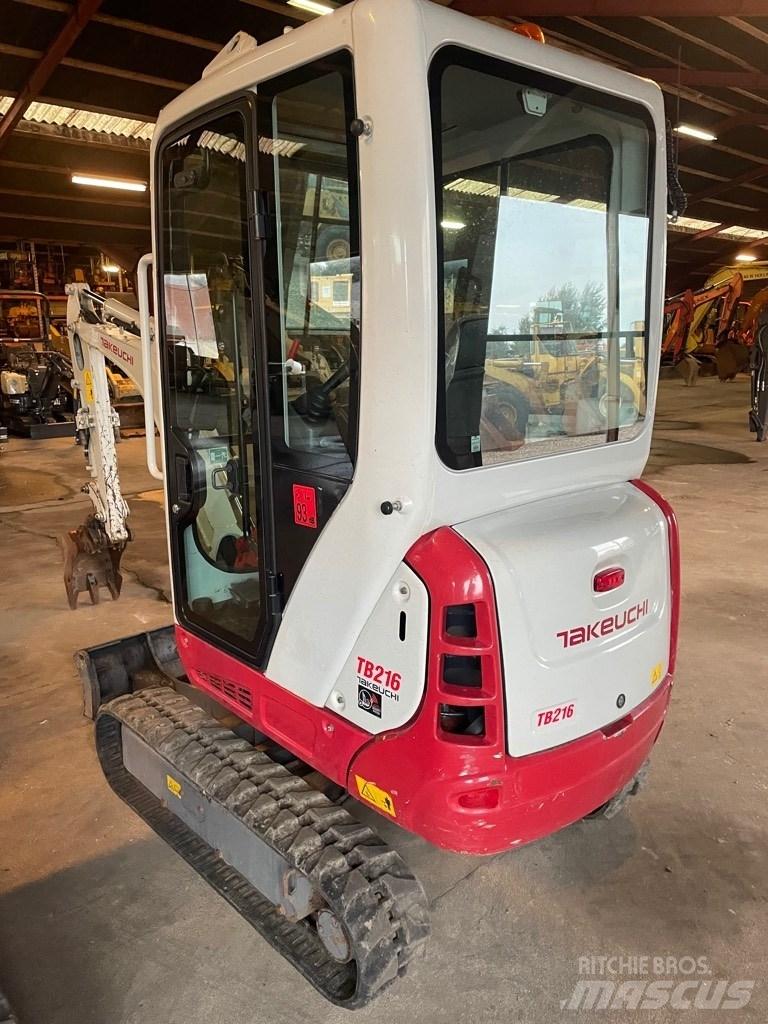 Takeuchi TB216 Mini ekskavatörler, 7 tona dek