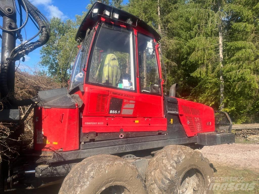 Komatsu 855 Tomruk yükleyici traktörler