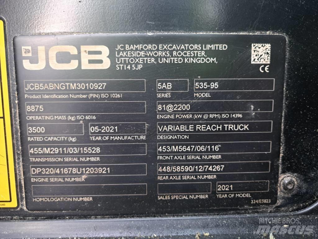 JCB 535-95 Teleskopik yükleyiciler