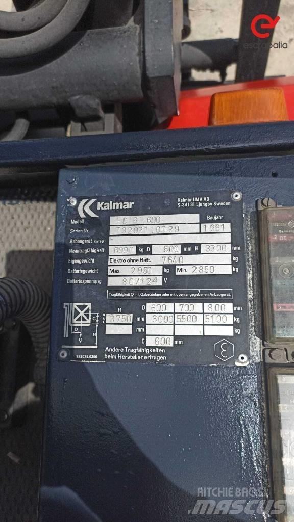 Kalmar ECL6-600 Elektrikli forkliftler