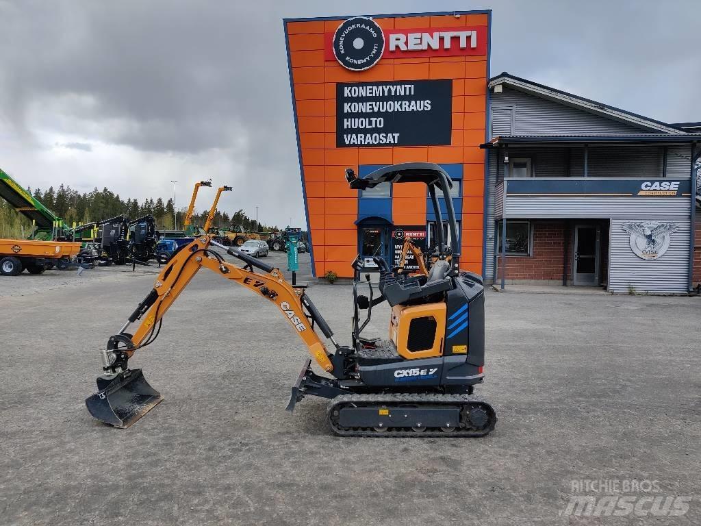 CASE CX 15 EV Mini ekskavatörler, 7 tona dek