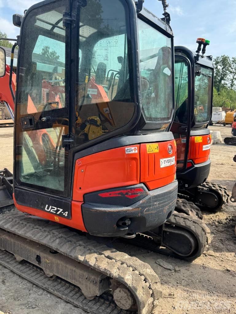 Kubota U 27-4 Mini ekskavatörler, 7 tona dek