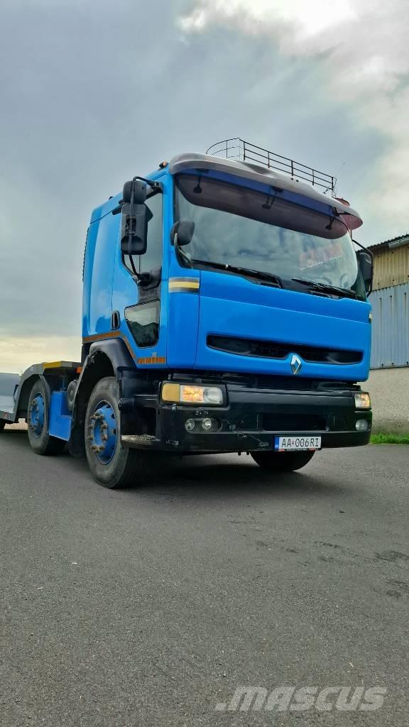 Renault Premium 340 Orman makinesi taşıma kamyonları