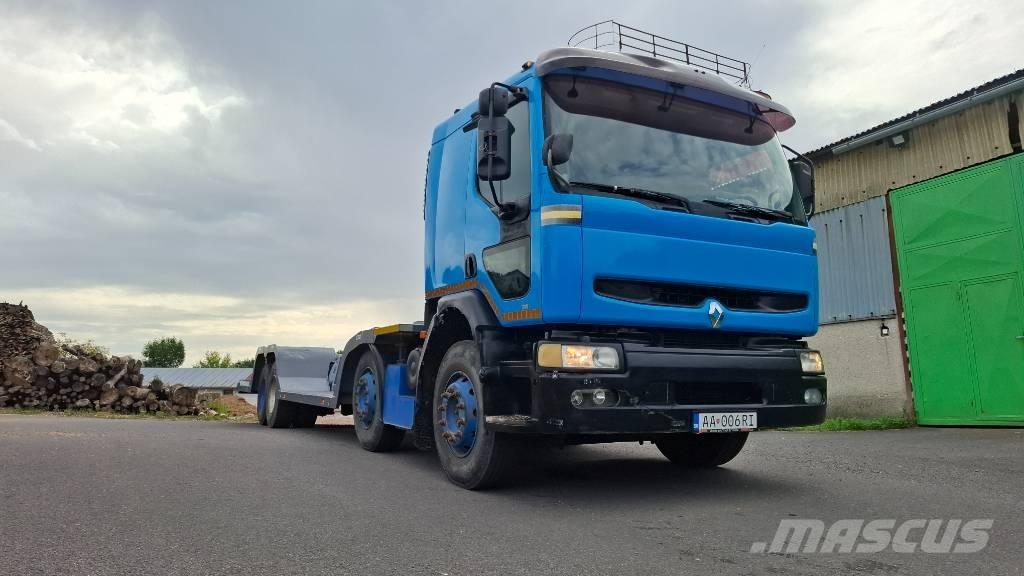 Renault Premium 340 Orman makinesi taşıma kamyonları