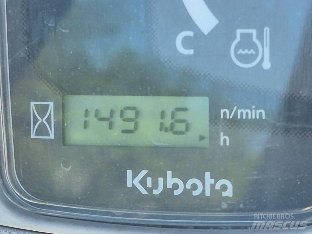 Kubota KX 018-4 Mini ekskavatörler, 7 tona dek