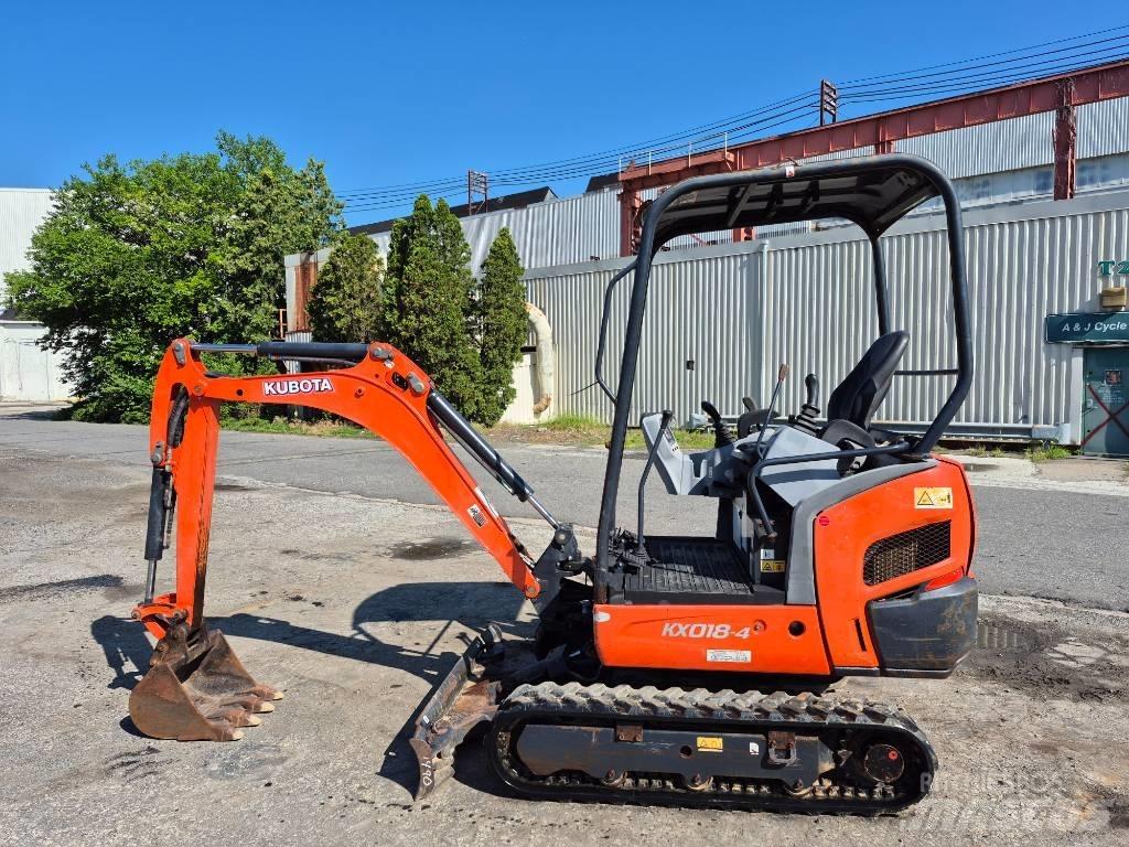 Kubota KX 018-4 Mini ekskavatörler, 7 tona dek