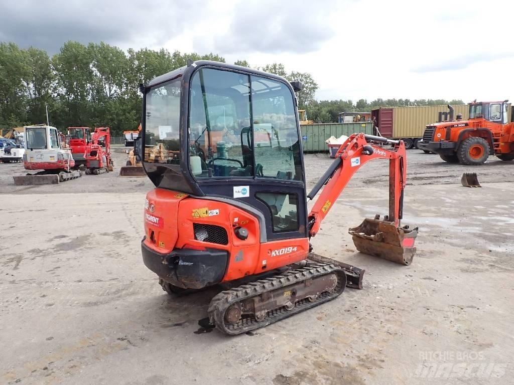 Kubota KX 019-4 Mini ekskavatörler, 7 tona dek