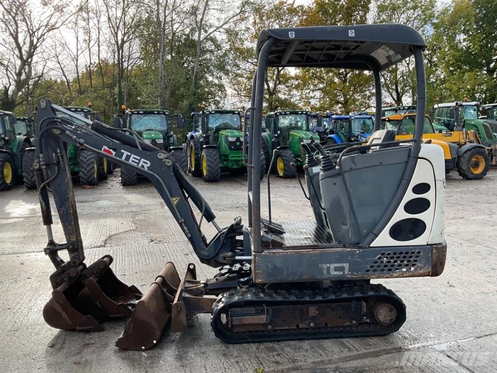 Terex TC 15 Mini ekskavatörler, 7 tona dek