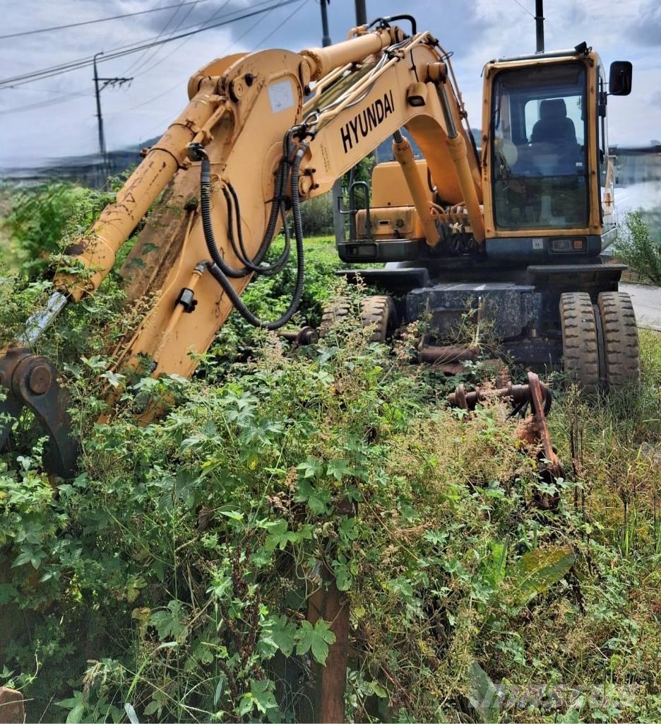 Hyundai Robex 140 W Lastik tekerli ekskavatörler