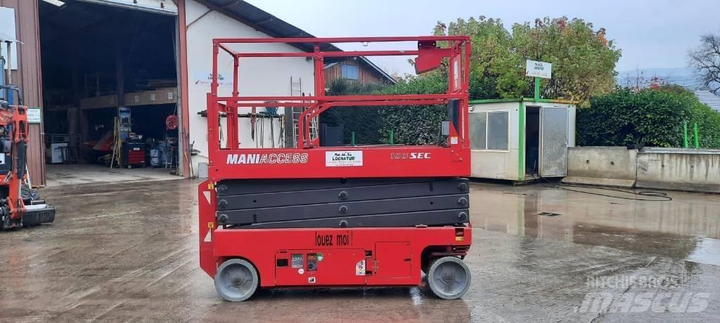 Manitou 100 SEC Makasli platformlar