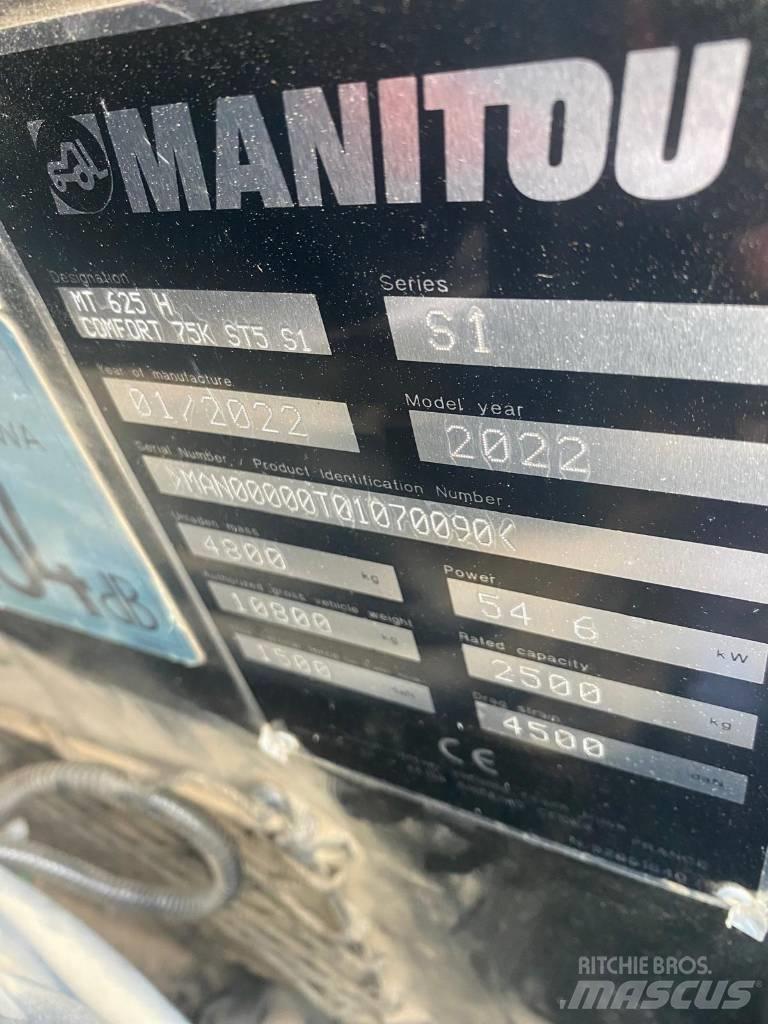 Manitou MT 625 H Teleskopik yükleyiciler