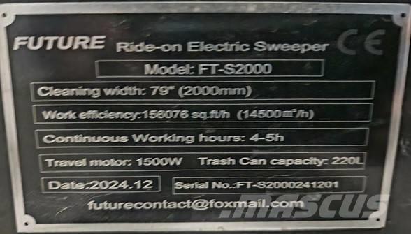  Future FT-S2000 Kurutmalı temizleme makineleri