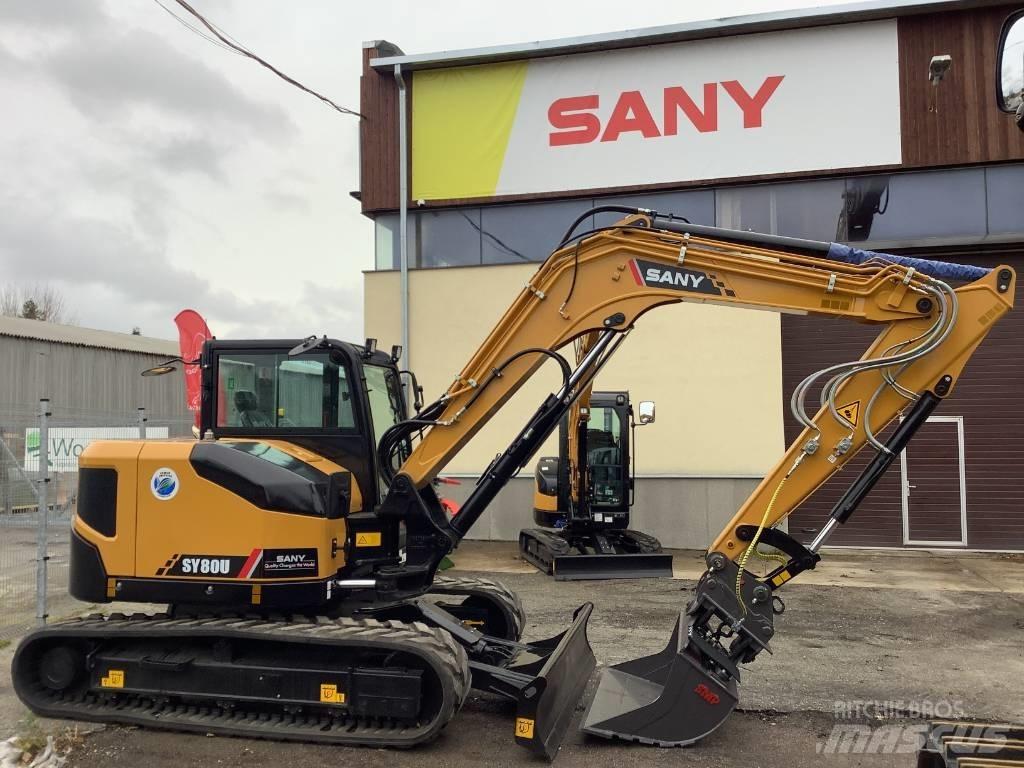Sany SY80U Midi ekskavatörler 7 - 12 t