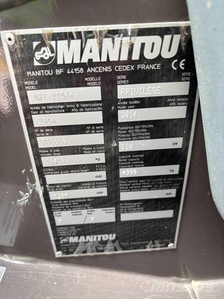 Manitou MRT 2140+ Teleskopik yükleyiciler