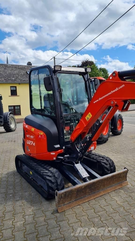 Kubota U27-4 Hi-Lux Mini ekskavatörler, 7 tona dek