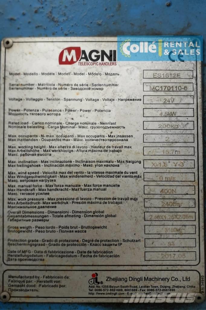 Magni ES 1612 E | 2017 Makasli platformlar