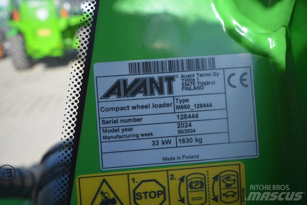 Avant 650 i Mini yükleyiciler