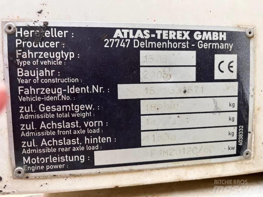 Atlas 1505 M Lastik tekerli ekskavatörler