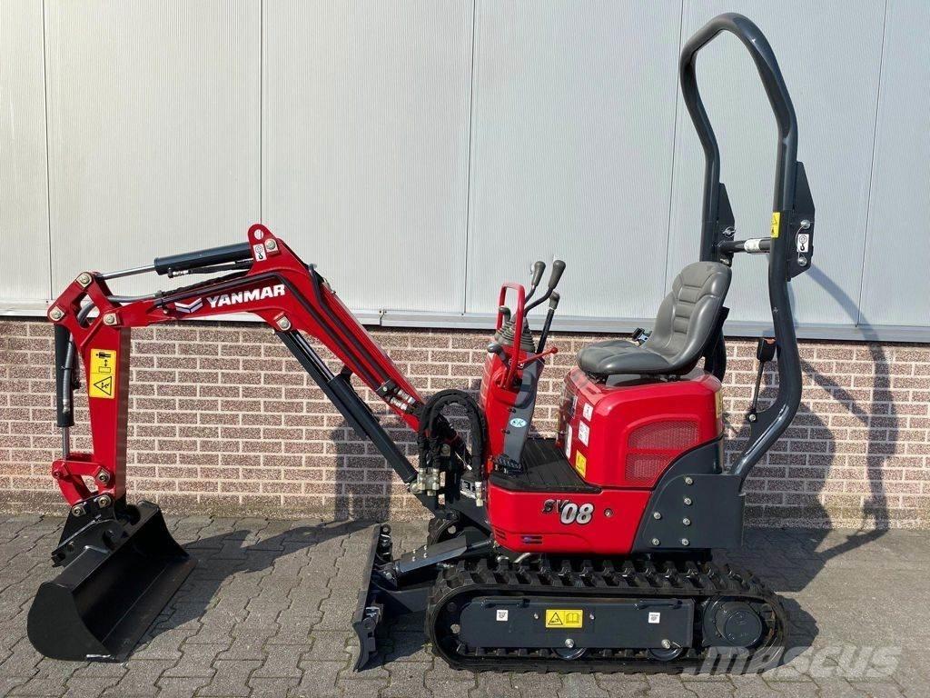 Yanmar SV08 Mini ekskavatörler, 7 tona dek