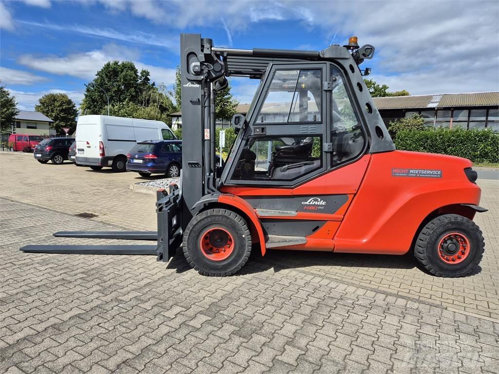 Linde H80D-03/1100 Dizel forkliftler