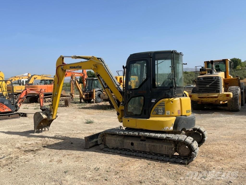 Komatsu PC 55 Mini ekskavatörler, 7 tona dek