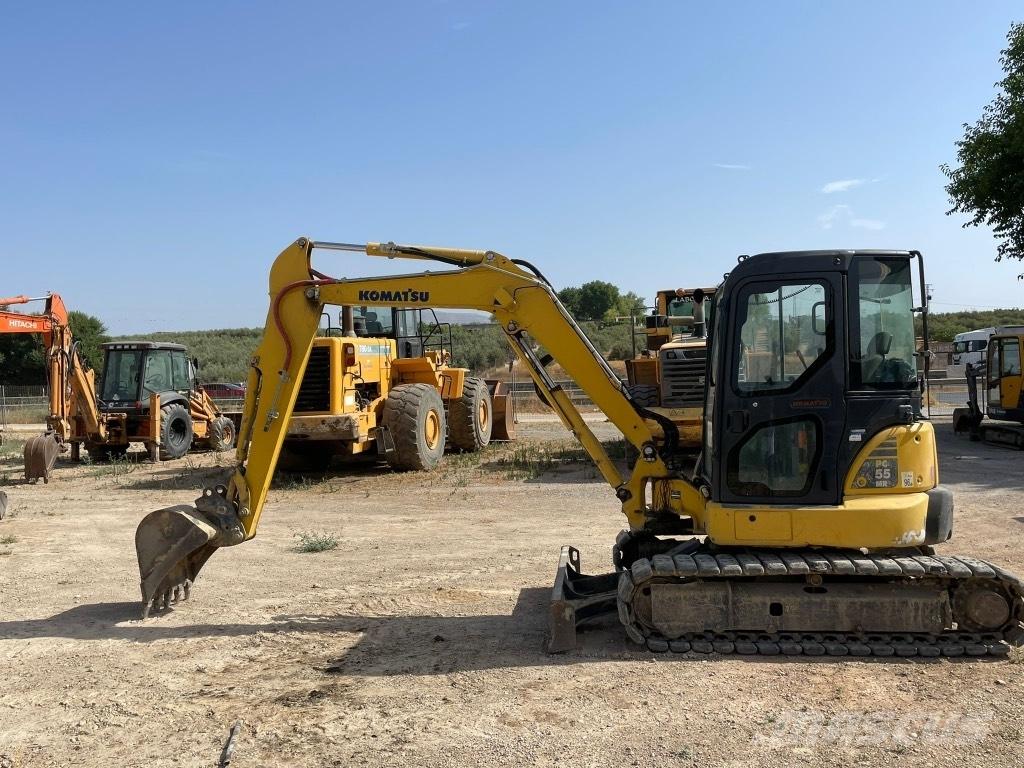 Komatsu PC 55 Mini ekskavatörler, 7 tona dek
