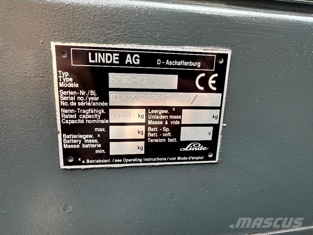 Linde H 70 D-3 Dizel forkliftler