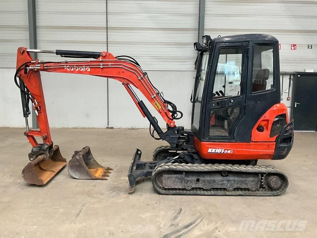 Kubota KX 101-3 A 3 Mini ekskavatörler, 7 tona dek