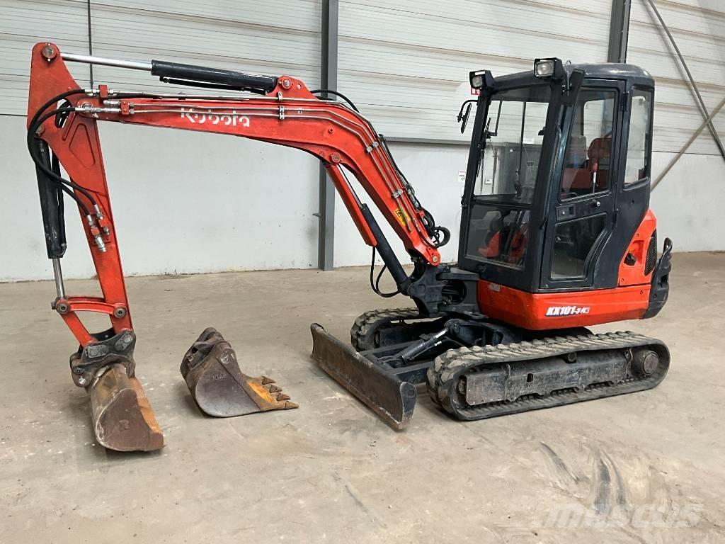 Kubota KX 101-3 A 3 Mini ekskavatörler, 7 tona dek