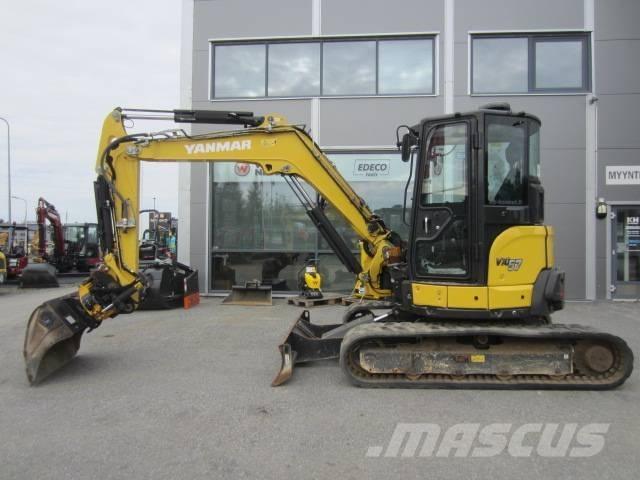 Yanmar Vio 57 Mini ekskavatörler, 7 tona dek
