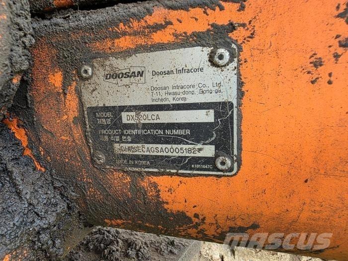 Doosan DX 520 LC Paletli ekskavatörler