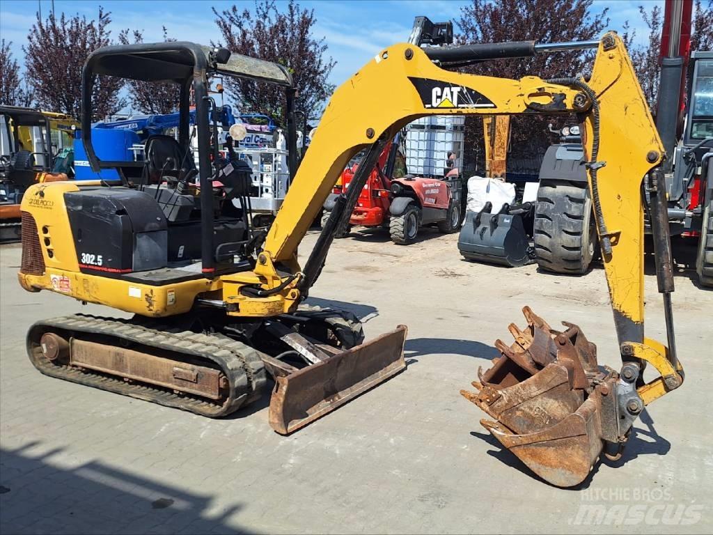 CAT 302.5 Mini ekskavatörler, 7 tona dek