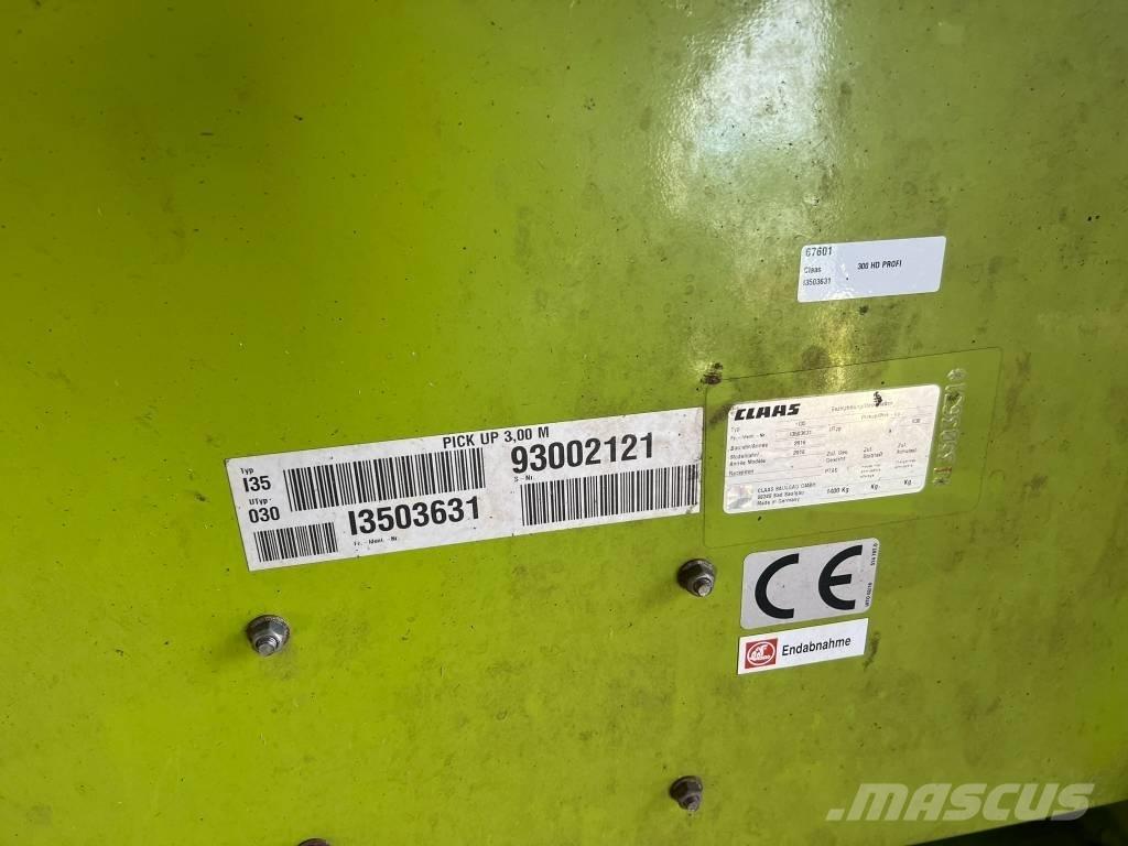CLAAS PU 300 HD Diger yem biçme makinalari
